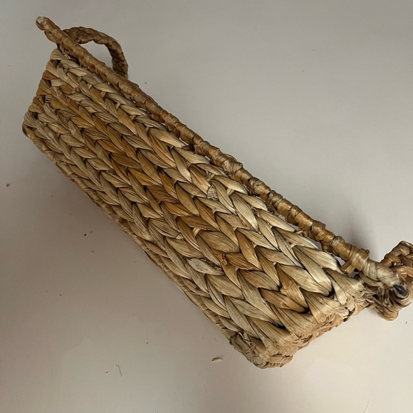 Woven Rectangular Basket - Picture 9 of 11